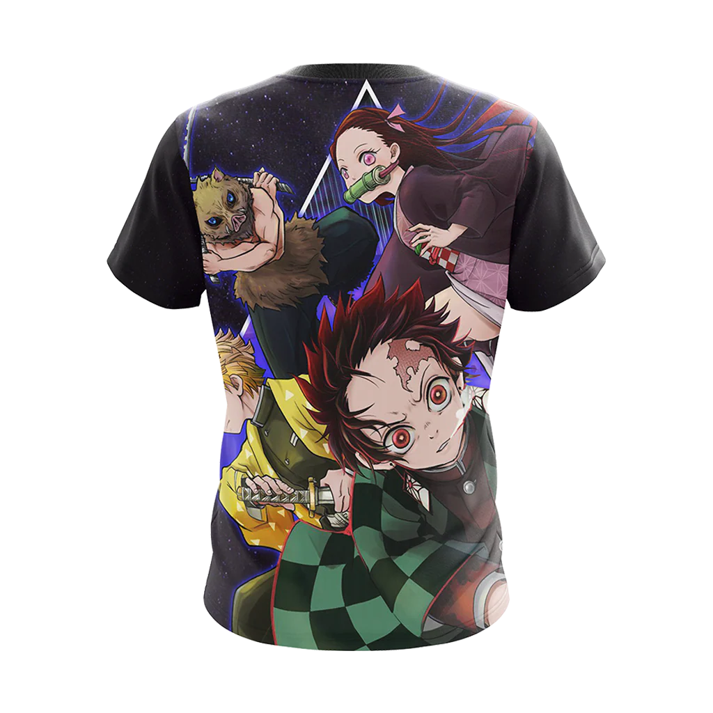 If You Can Read This I Was Forced To Put My Controller Down And Re-Enter Society Demon Slayer Unisex 3D T-shirt Zip Hoodie Pullover Hoodie - Image 5