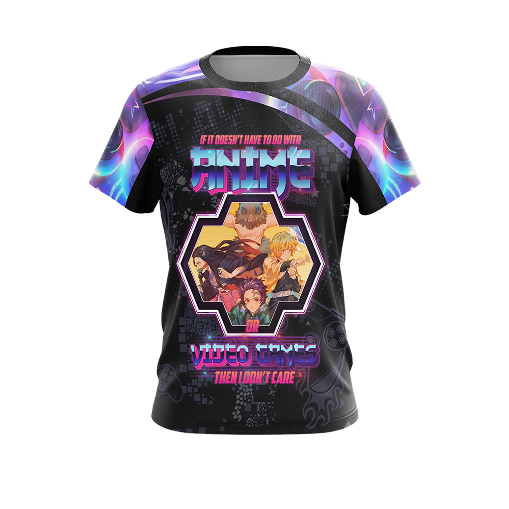 If it doesnt have to do with anime or video games then I dont care Demon Slayer Unisex 3D T-shirt Zip Hoodie Pullover Hoodie - Image 5