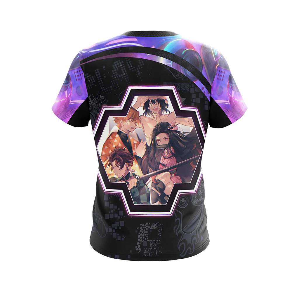 If it doesnt have to do with anime or video games then I dont care Demon Slayer Unisex 3D T-shirt Zip Hoodie Pullover Hoodie - Image 6