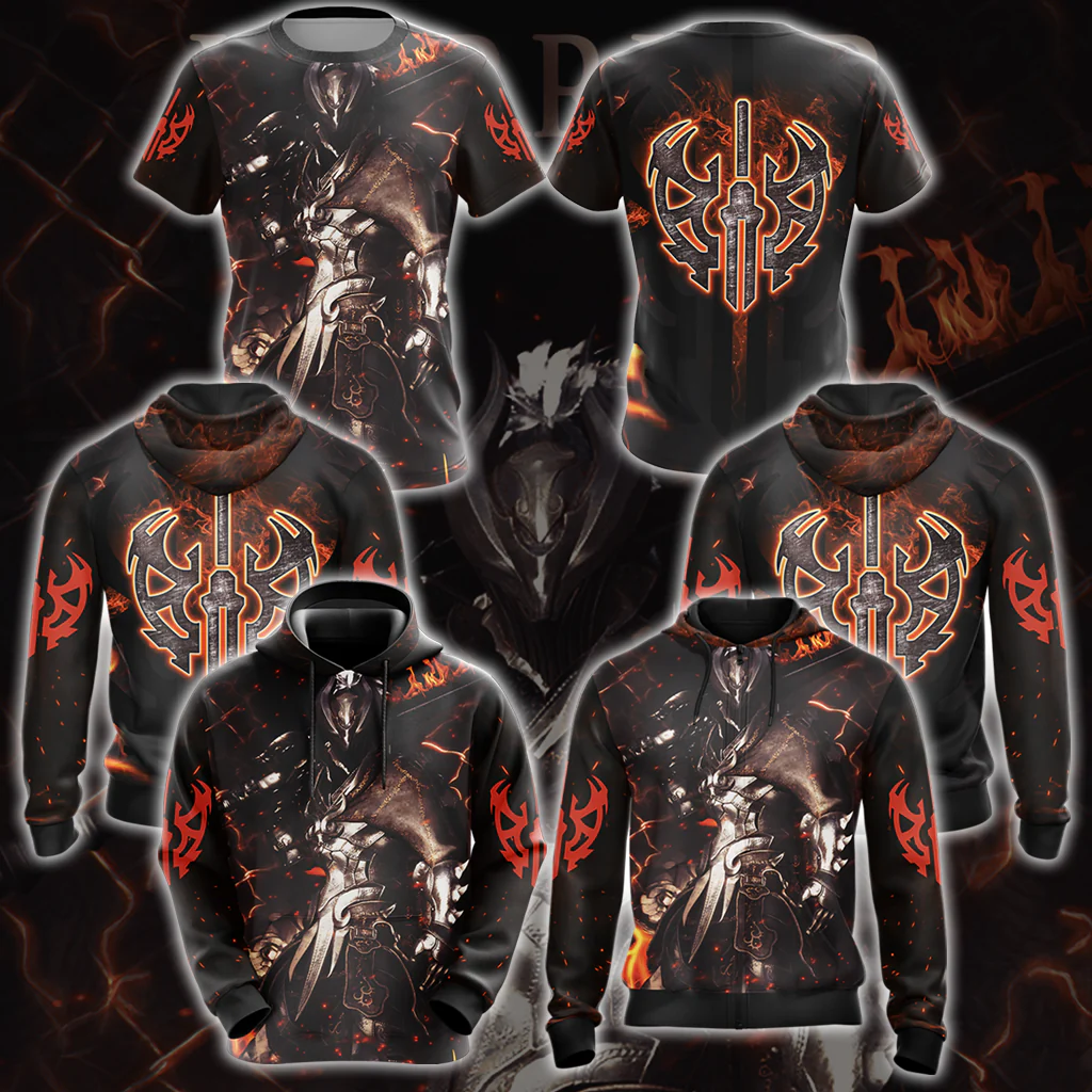 Black Desert All Over Print T-shirt Tank Top Zip Hoodie Pullover Hoodie - Image 4