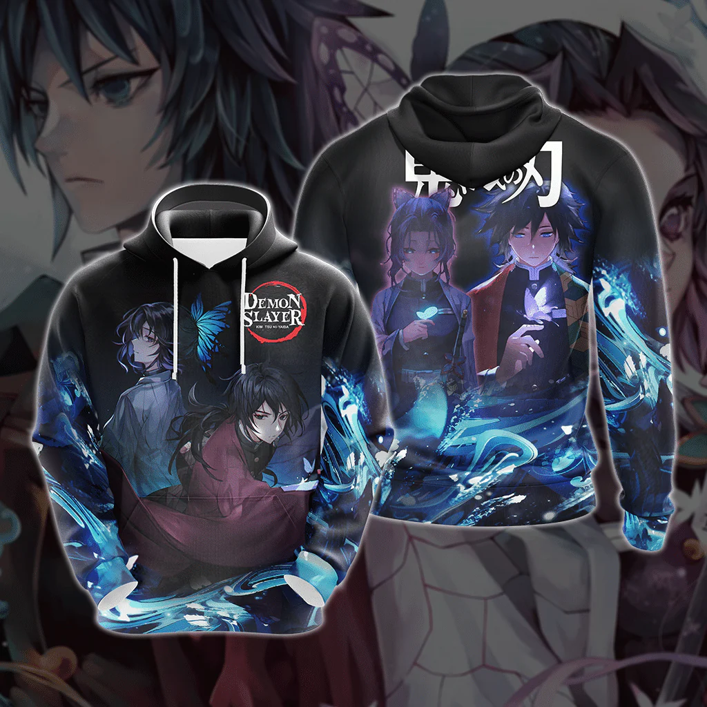 Demon Slayer Unisex 3D T-shirt Zip Hoodie Pullover Hoodie - Image 3