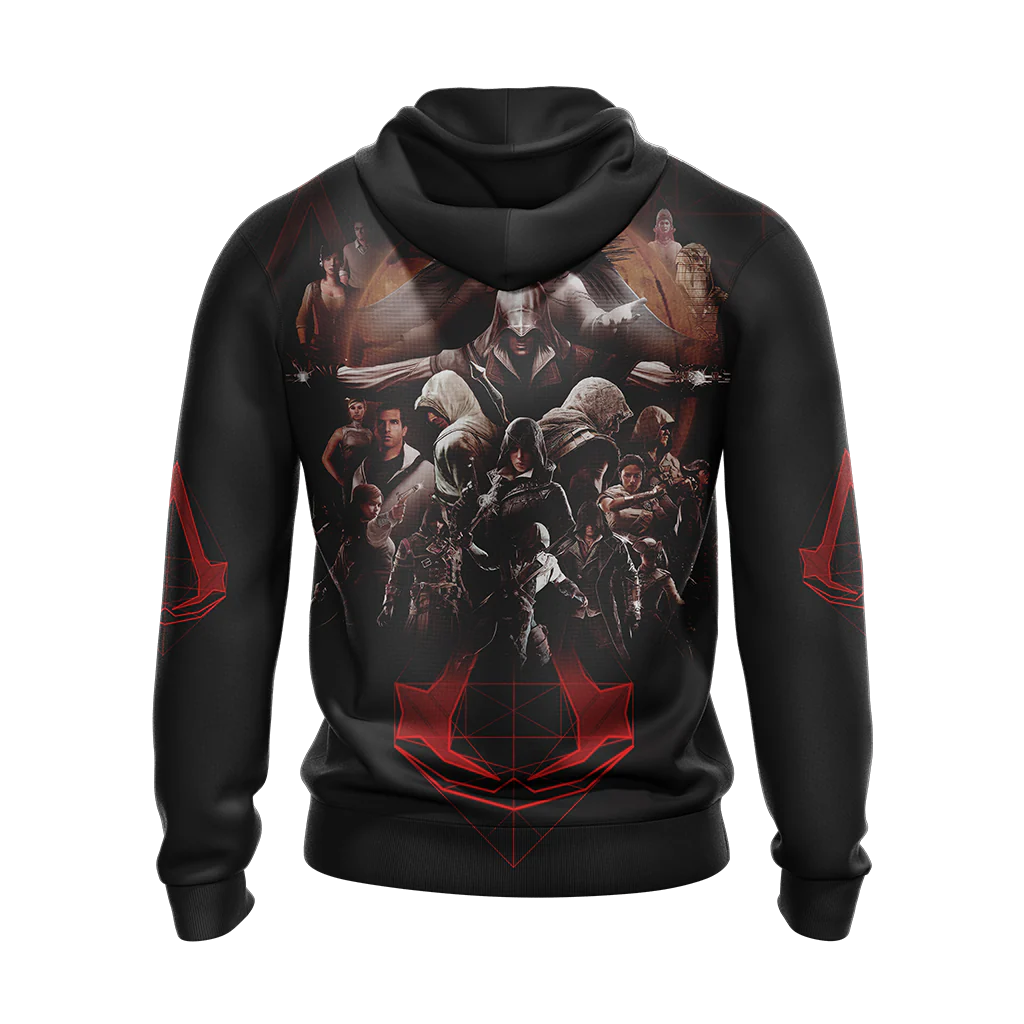 Nothing is True - Everything is Permitted Assassin's Creed All Over Print T-shirt Zip Hoodie Pullover Hoodie - Image 7
