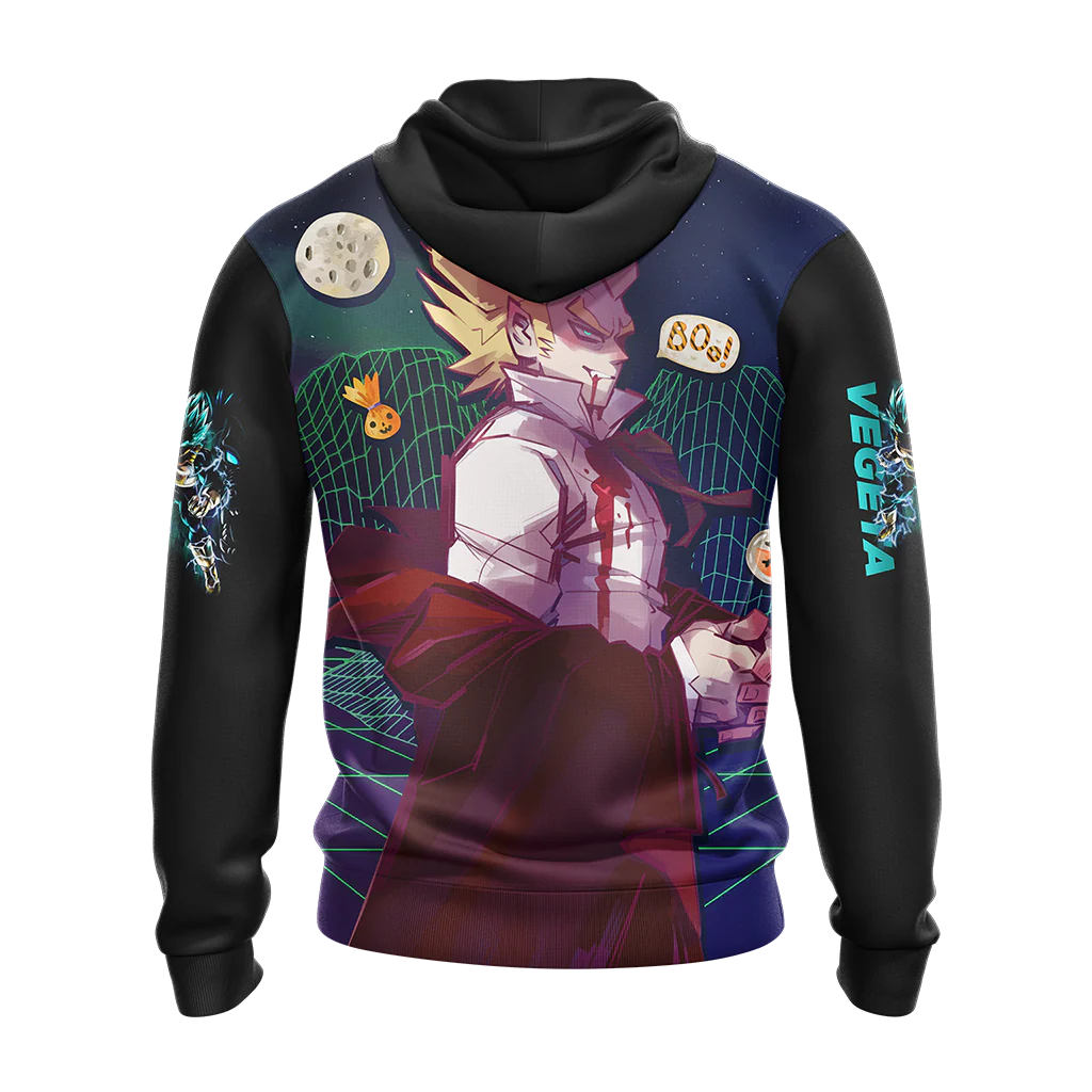 This is my Halloween Costume Vegeta Dragon Ball All Over Print T-shirt Zip Hoodie Pullover Hoodie - Image 10
