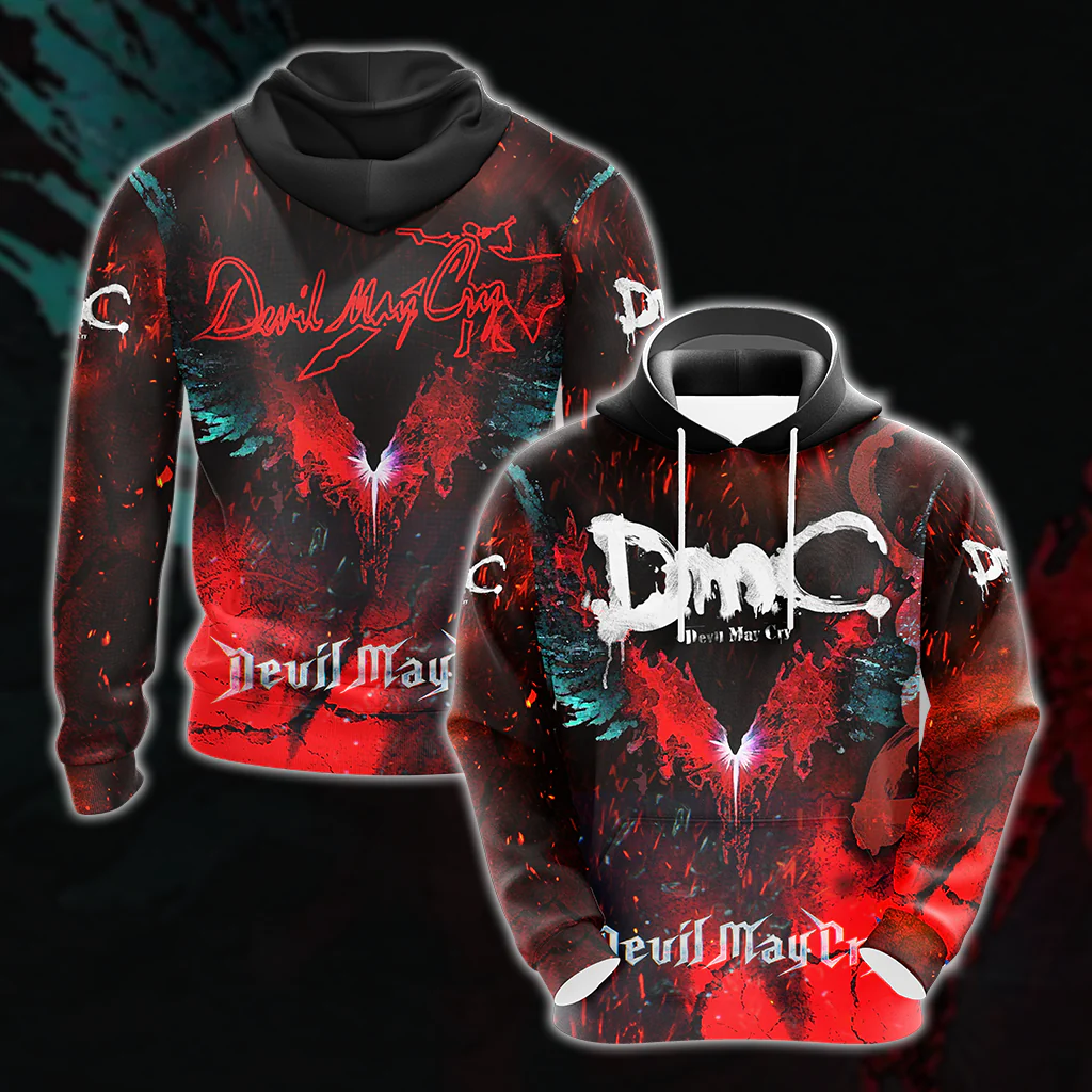 Devil May Cry All Over Print T-shirt Tank Top Zip Hoodie Pullover Hoodie Hawaiian Shirt - Image 3