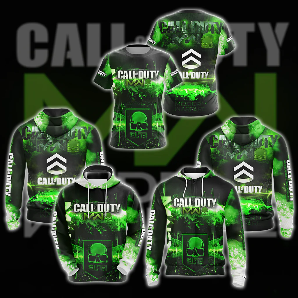 Call of Duty: Modern Warfare All Over Print T-shirt Tank Top Zip Hoodie Pullover Hoodie Hawaiian Shirt - Image 3
