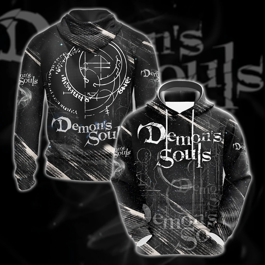 Demon's Souls All Over Print T-shirt Tank Top Zip Hoodie Pullover Hoodie Hawaiian Shirt - Image 4