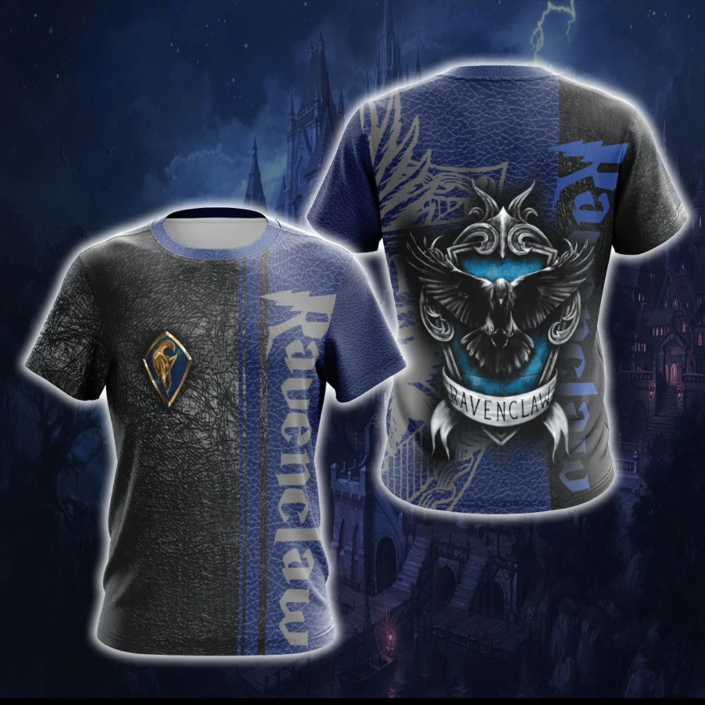 Harry Potter Hogwarts House Gryffindor Slytherin Ravenclaw Hufflepuff T-shirt Zip Hoodie Pullover Hoodie - Image 11