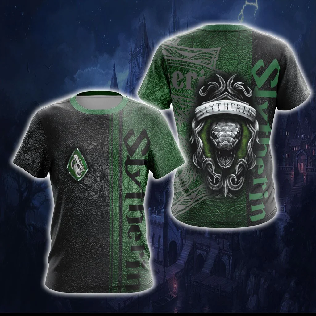 Harry Potter Hogwarts House Gryffindor Slytherin Ravenclaw Hufflepuff T-shirt Zip Hoodie Pullover Hoodie - Image 8