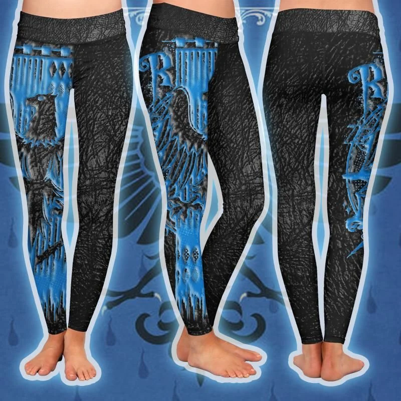 Harry Potter Hogwarts House Gryffindor Slytherin Ravenclaw Hufflepuff Leggings - Image 5