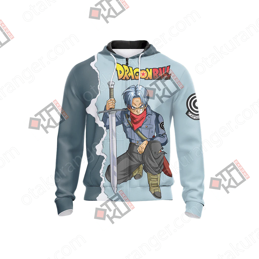 Dragon Ball - Trunks New Look Unisex 3D T-shirt - Image 10
