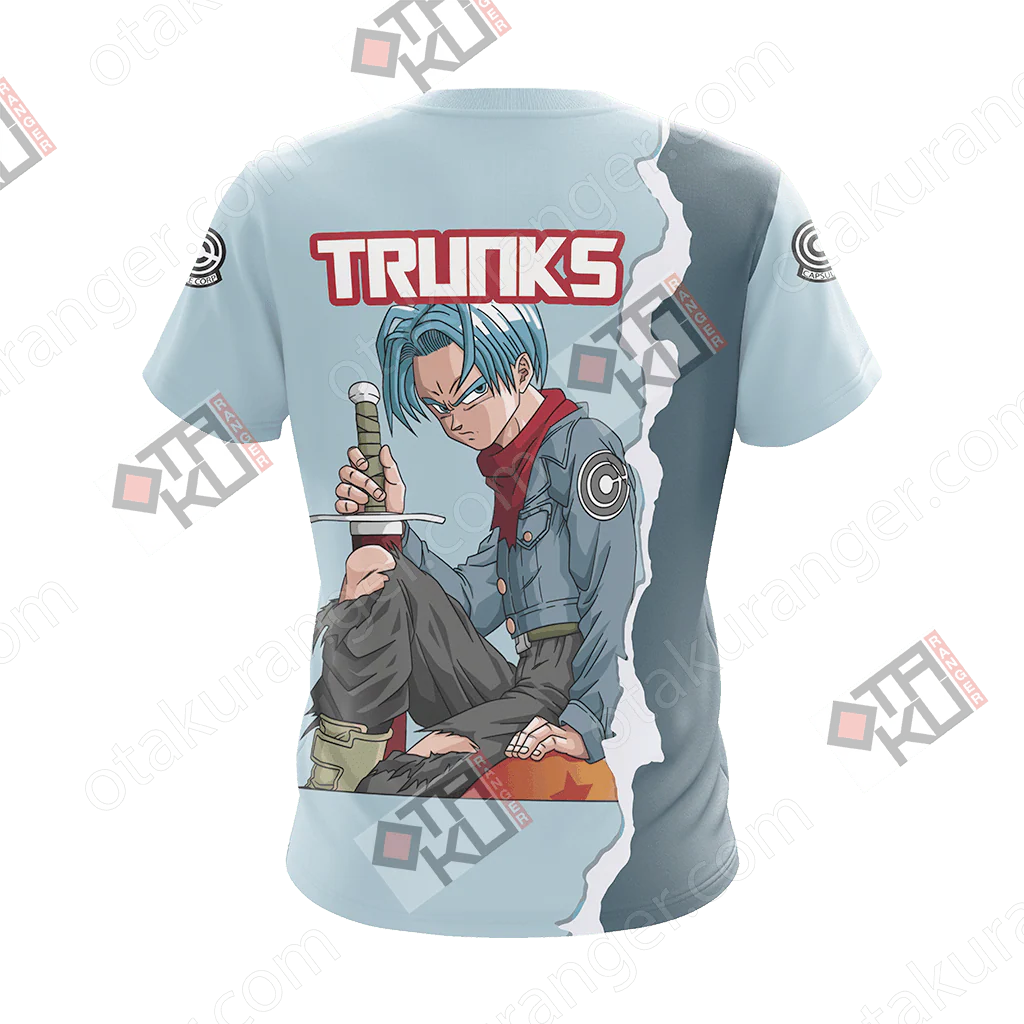 Dragon Ball - Trunks New Look Unisex 3D T-shirt - Image 3