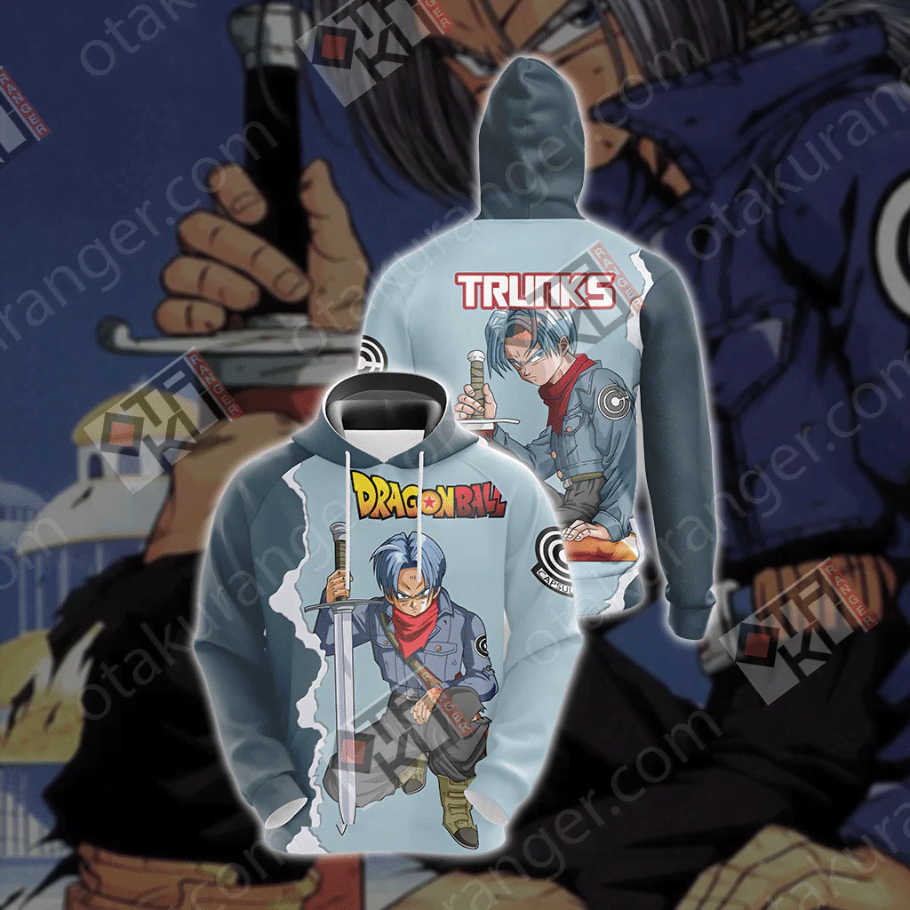 Dragon Ball - Trunks New Look Unisex 3D T-shirt - Image 5