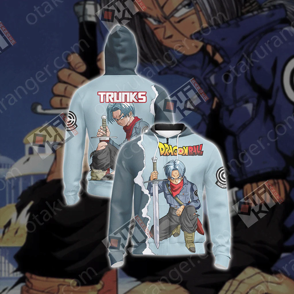 Dragon Ball - Trunks New Look Unisex 3D T-shirt - Image 9