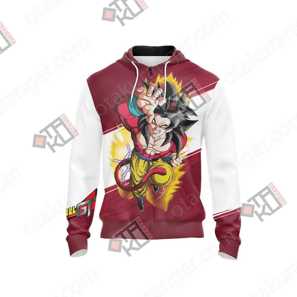 Dragon Ball GT - Super Saiyan 4 Goku Unisex 3D T-shirt - Image 10