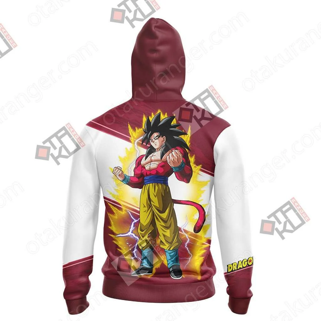 Dragon Ball GT - Super Saiyan 4 Goku Unisex 3D T-shirt - Image 11