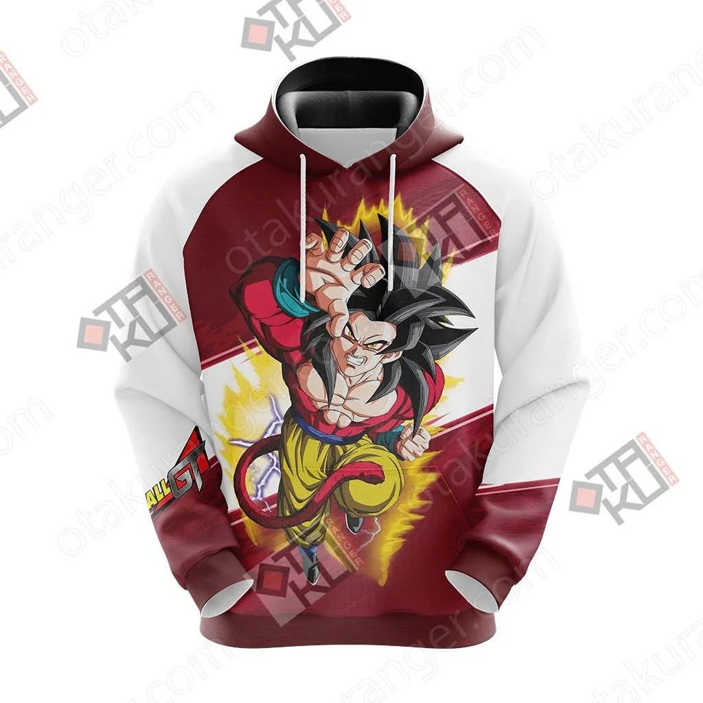 Dragon Ball GT - Super Saiyan 4 Goku Unisex 3D T-shirt - Image 6