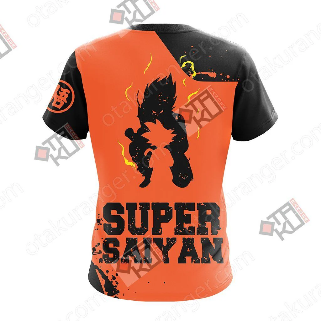 Dragon Ball Super Saiyan Unisex 3D T-shirt - Image 3
