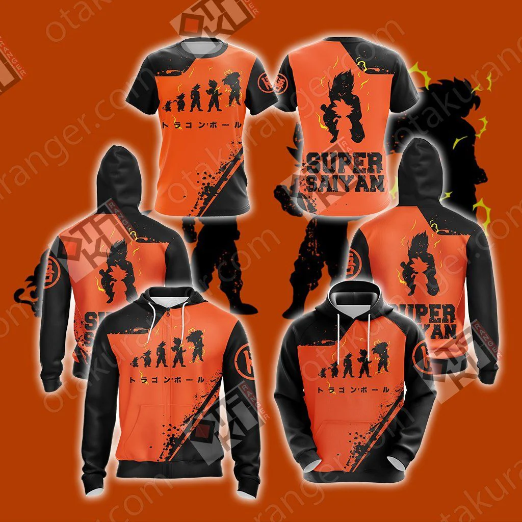 Dragon Ball Super Saiyan Unisex 3D T-shirt - Image 4