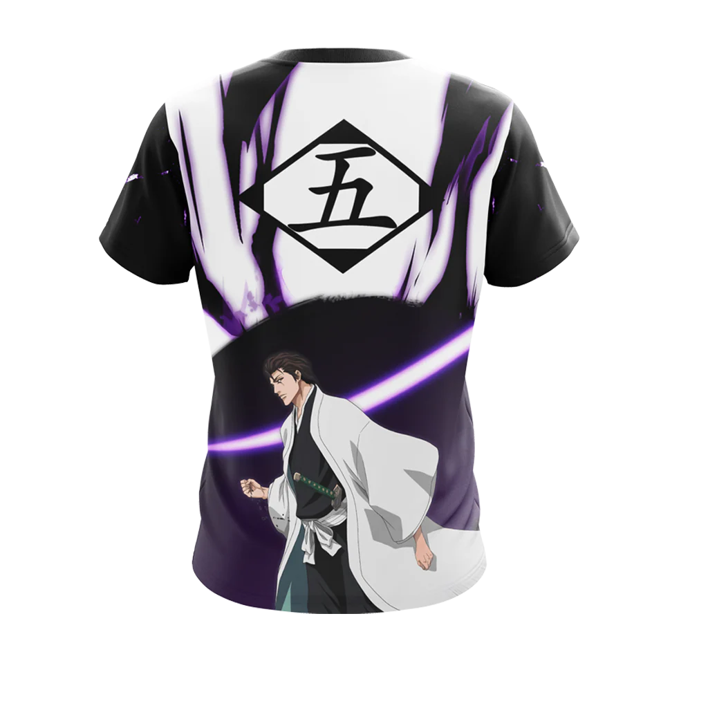 Bleach Aizen Sōsuke Unisex 3D T-shirt Zip Hoodie Pullover Hoodie - Image 5