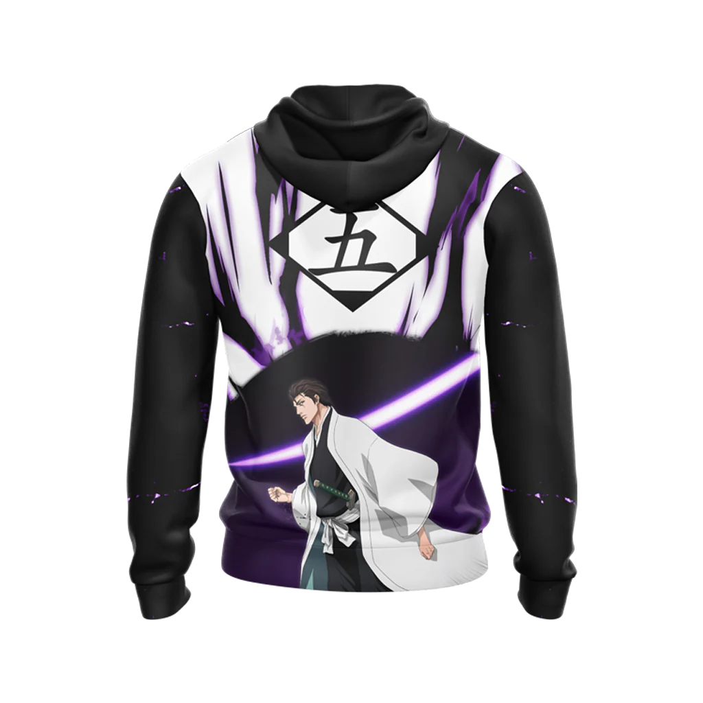 Bleach Aizen Sōsuke Unisex 3D T-shirt Zip Hoodie Pullover Hoodie - Image 8