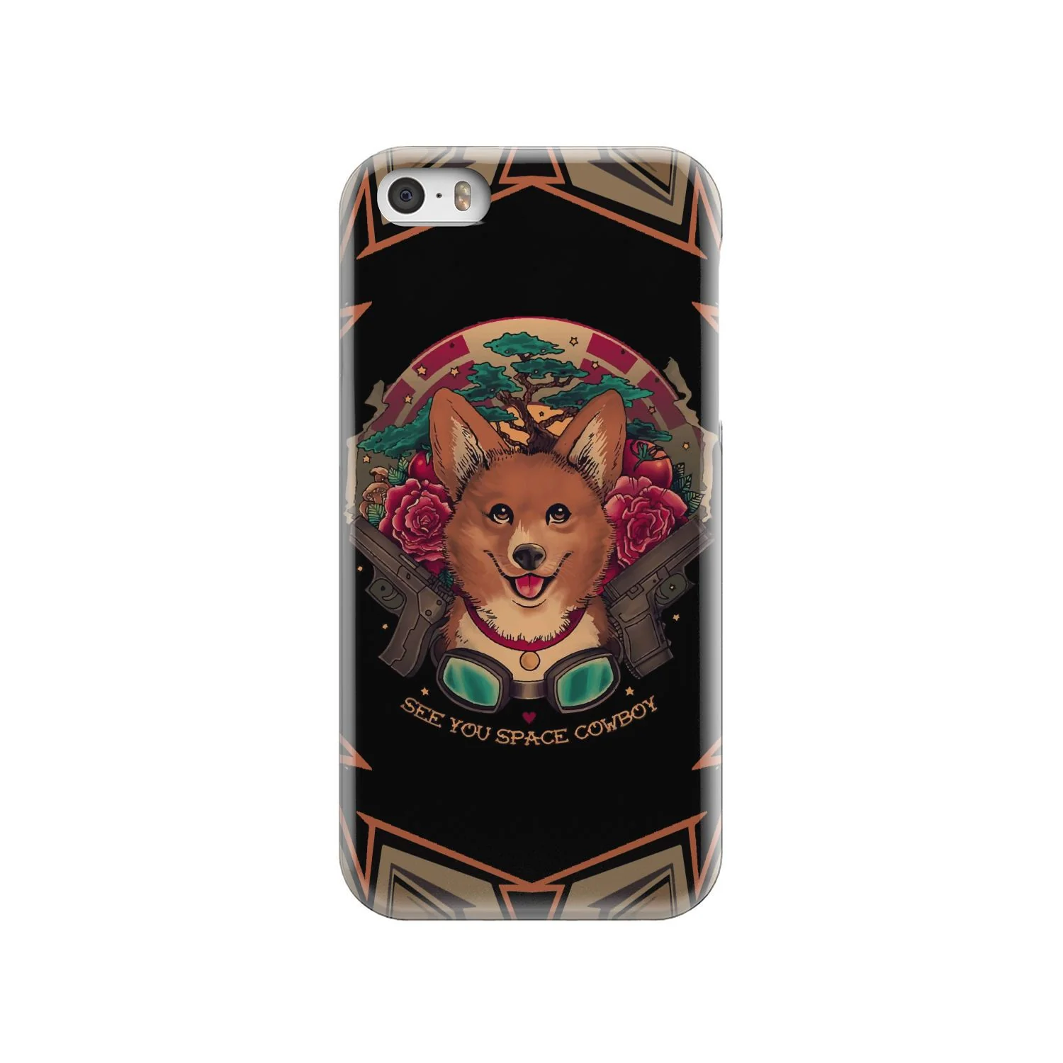 Cowboy Bebop Corgi Dog Ein Phone Case - Image 12
