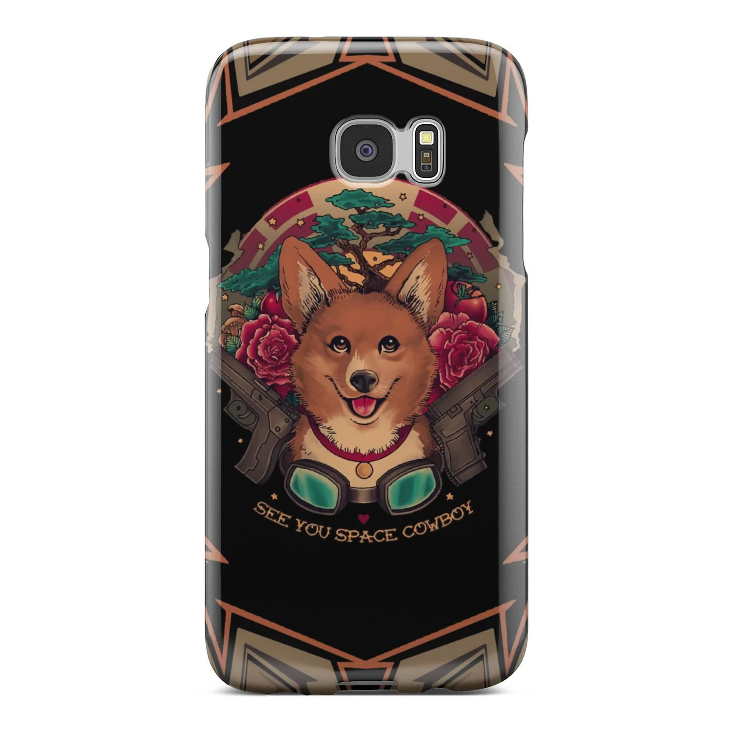 Cowboy Bebop Corgi Dog Ein Phone Case - Image 25