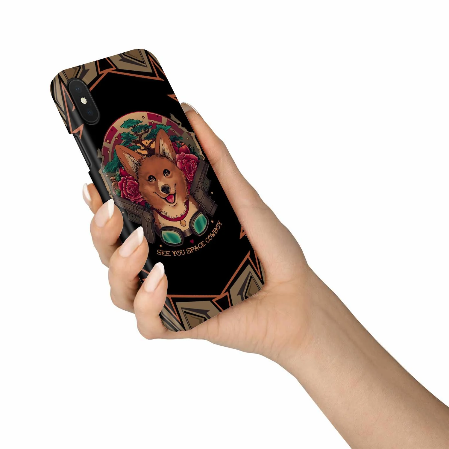 Cowboy Bebop Corgi Dog Ein Phone Case - Image 3