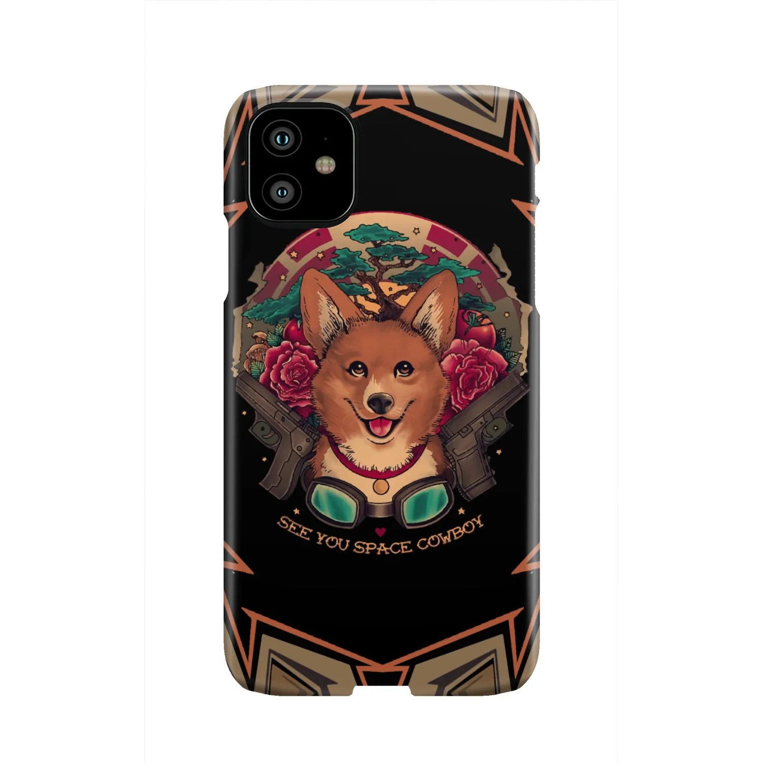 Cowboy Bebop Corgi Dog Ein Phone Case - Image 5