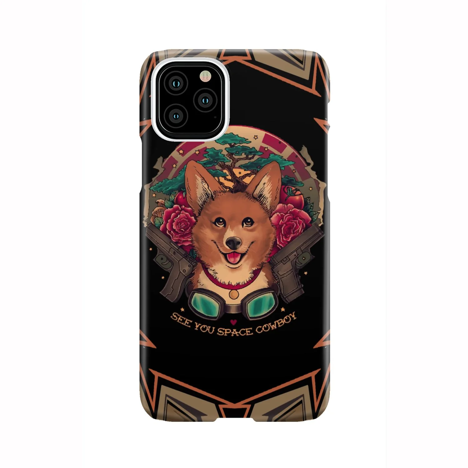 Cowboy Bebop Corgi Dog Ein Phone Case - Image 6