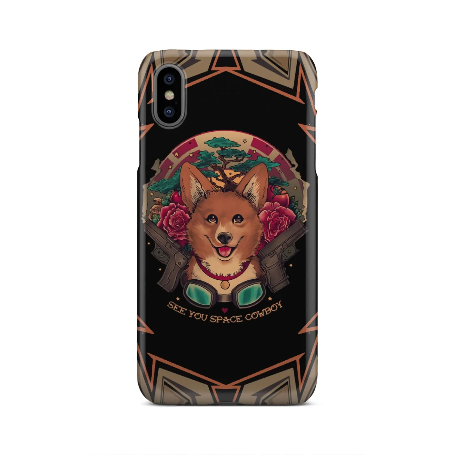 Cowboy Bebop Corgi Dog Ein Phone Case - Image 9