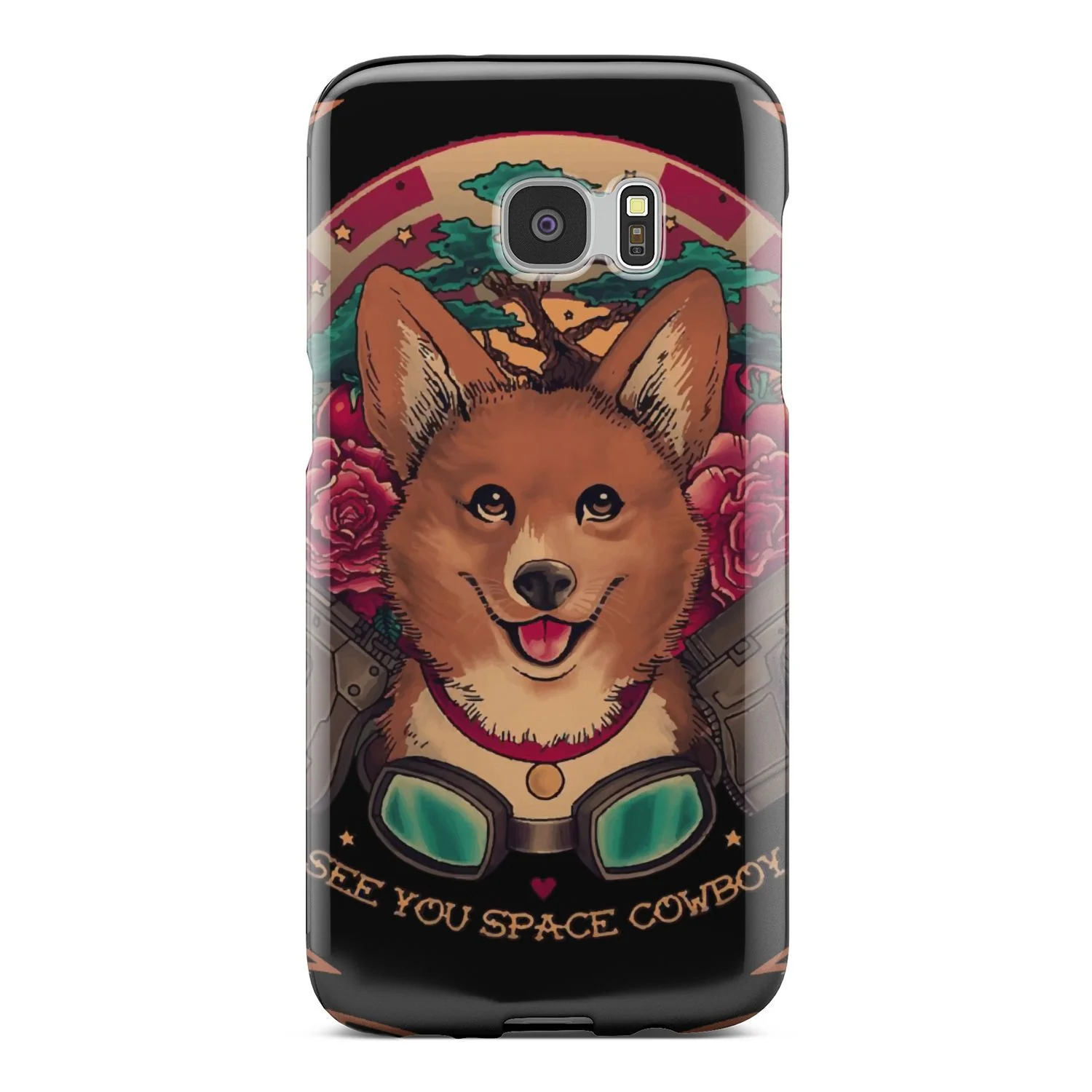 Cowboy Bebop Corgi Dog Ein Phone Case - Image 25