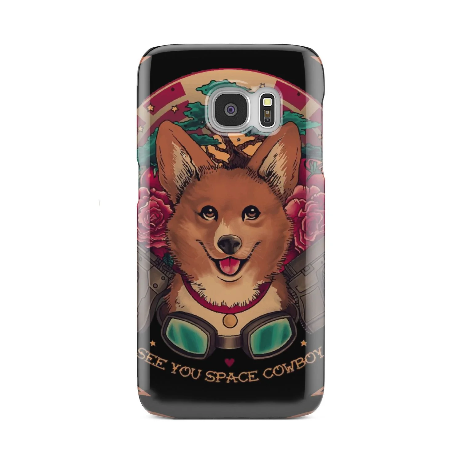 Cowboy Bebop Corgi Dog Ein Phone Case - Image 26