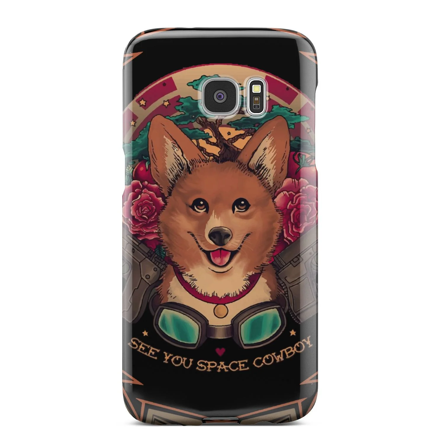 Cowboy Bebop Corgi Dog Ein Phone Case - Image 27