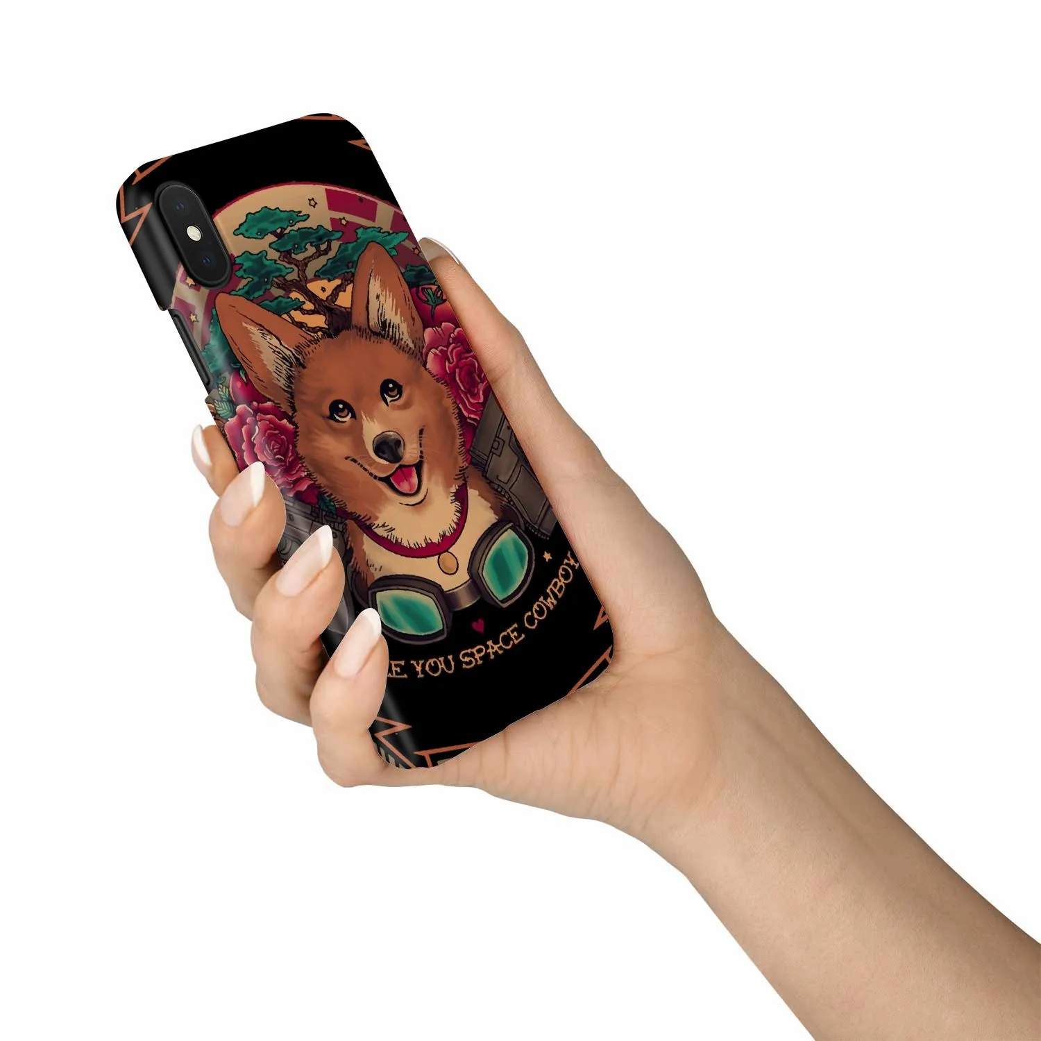 Cowboy Bebop Corgi Dog Ein Phone Case - Image 3