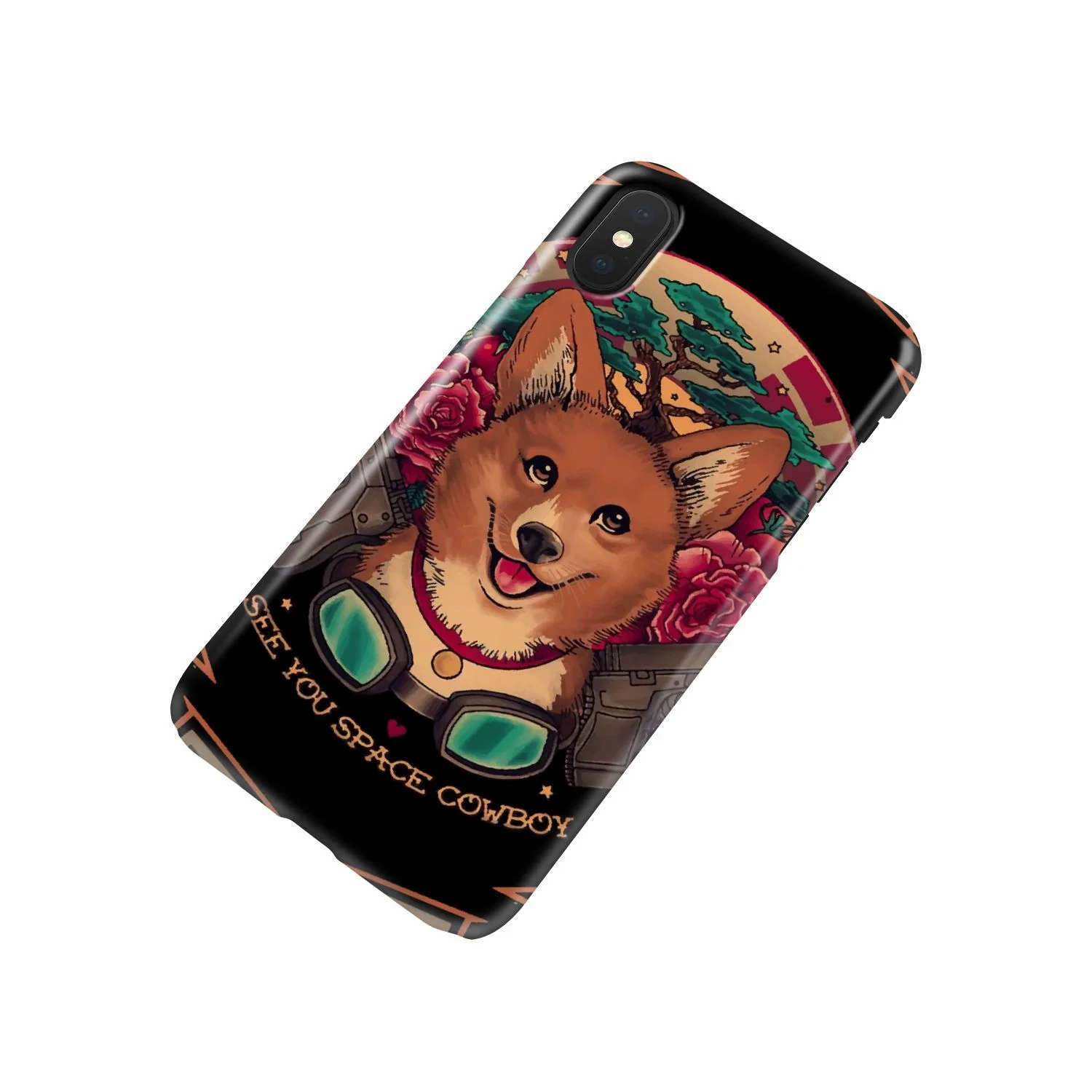 Cowboy Bebop Corgi Dog Ein Phone Case - Image 4