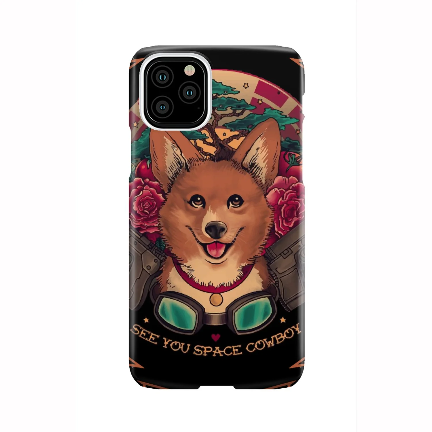 Cowboy Bebop Corgi Dog Ein Phone Case - Image 6