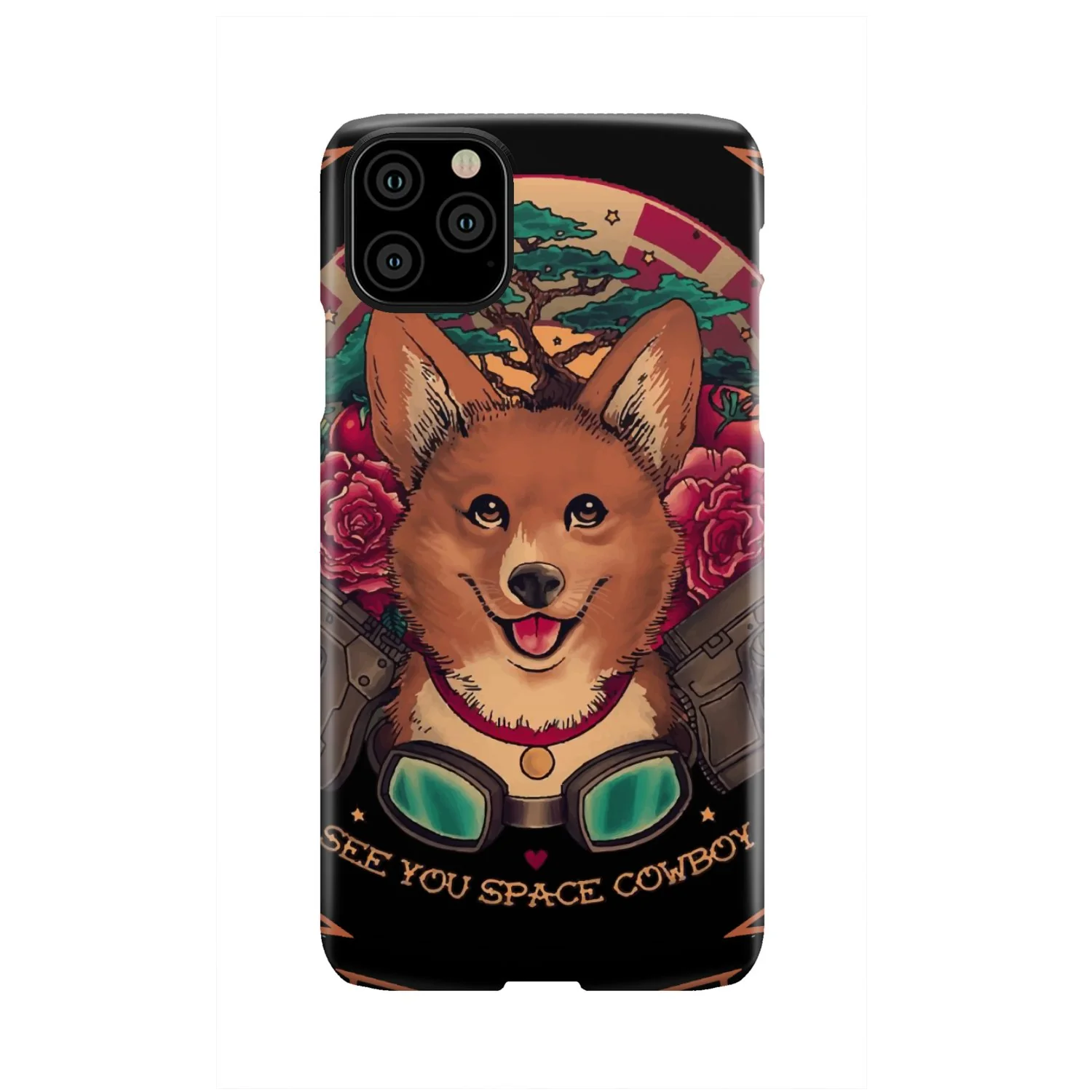 Cowboy Bebop Corgi Dog Ein Phone Case - Image 7