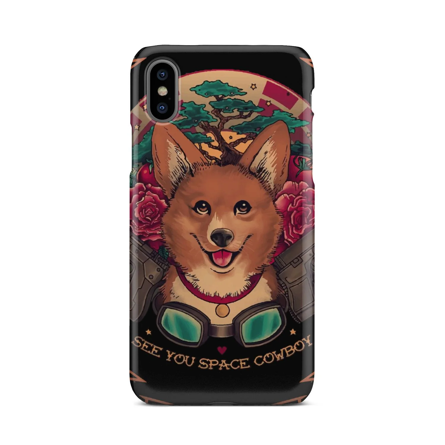 Cowboy Bebop Corgi Dog Ein Phone Case - Image 8