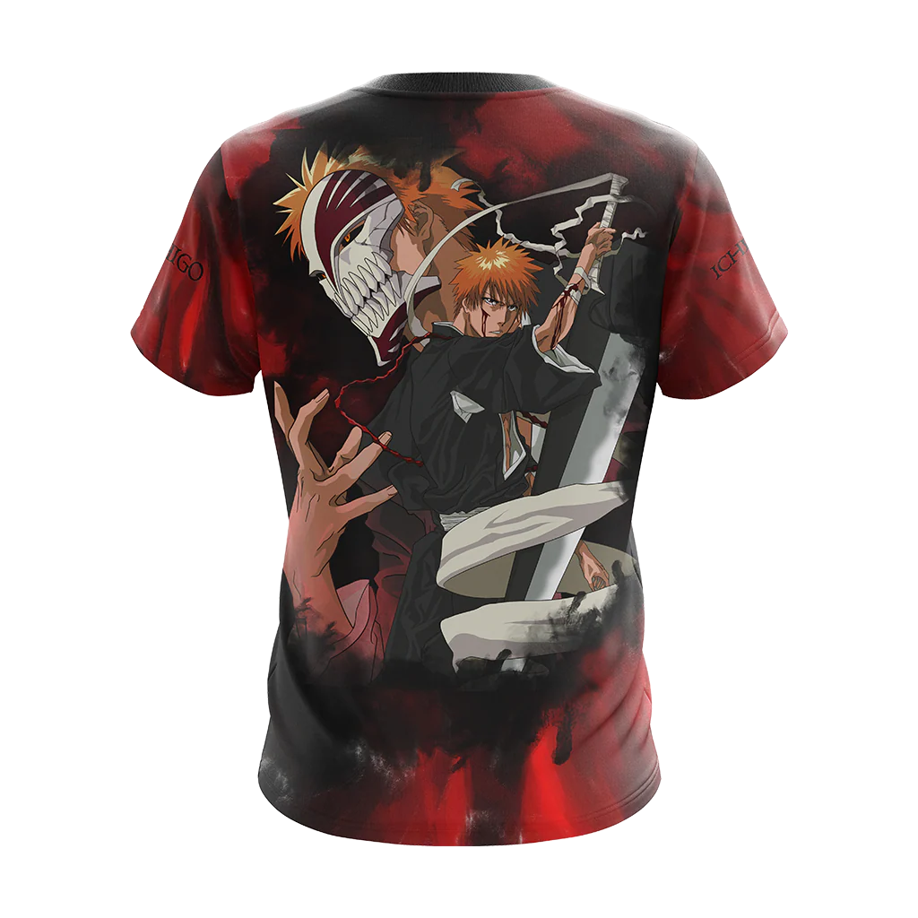 Bleach Kurosaki Ichigo Unisex 3D T-shirt Zip Hoodie Pullover Hoodie - Image 5