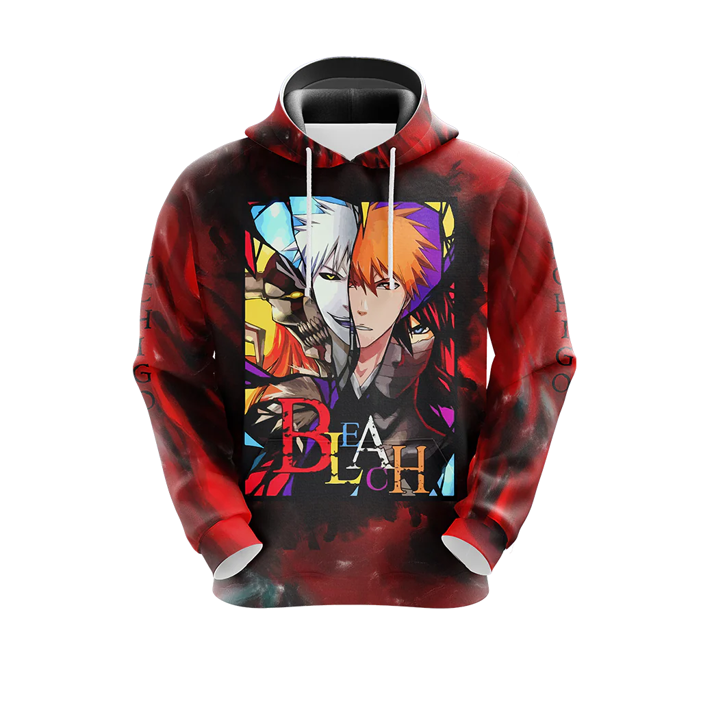 Bleach Kurosaki Ichigo Unisex 3D T-shirt Zip Hoodie Pullover Hoodie - Image 8