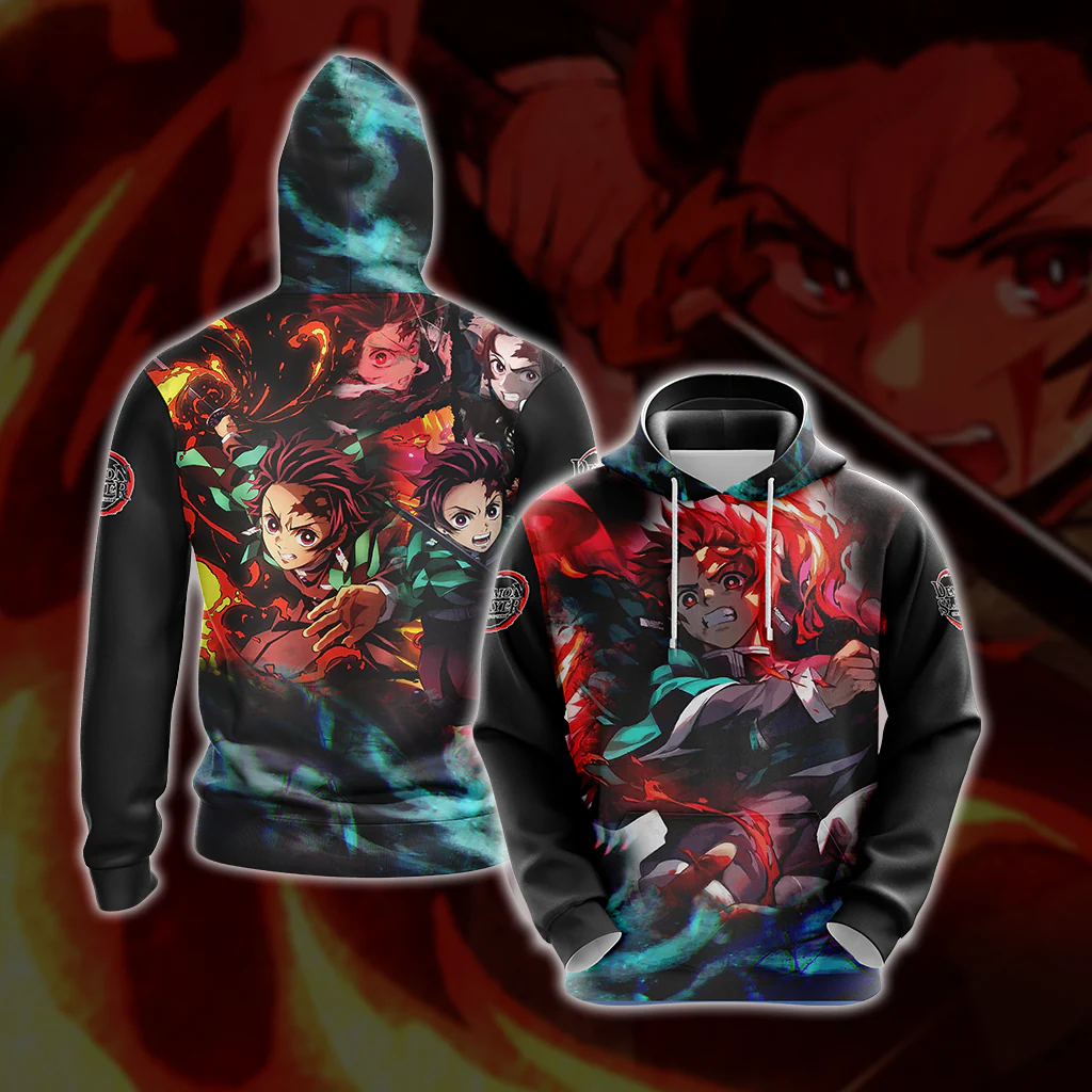 Demon Slayer Kamado Tanjiro Unisex 3D T-shirt Zip Hoodie Pullover Hoodie - Image 3