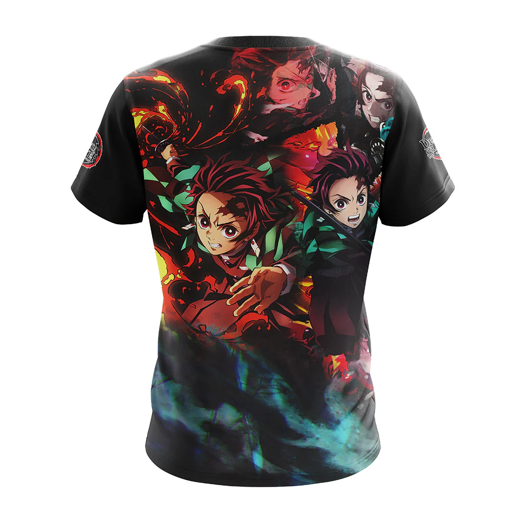 Demon Slayer Kamado Tanjiro Unisex 3D T-shirt Zip Hoodie Pullover Hoodie - Image 5