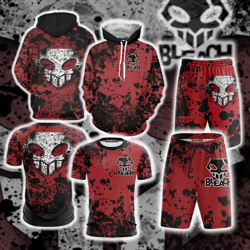 Bleach Symbol New Unisex 3D Beach Shorts - Image 4