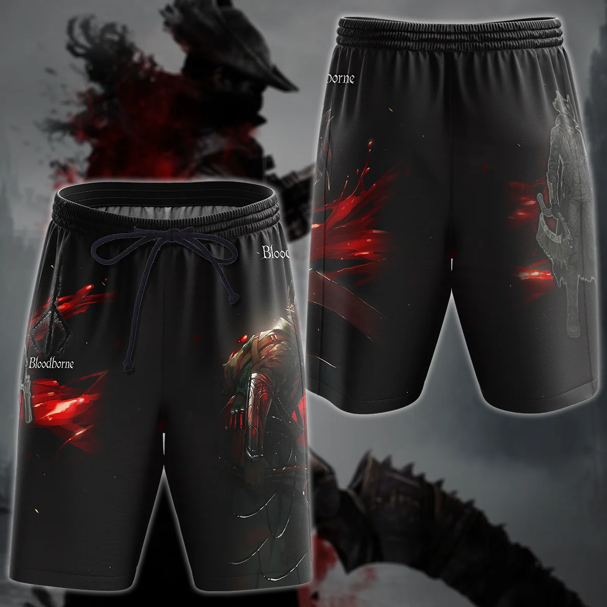 Bloodborne Video Game 3D All Over Printed T-shirt Tank Top Zip Hoodie Pullover Hoodie Hawaiian Shirt Beach Shorts Jogger - Image 9