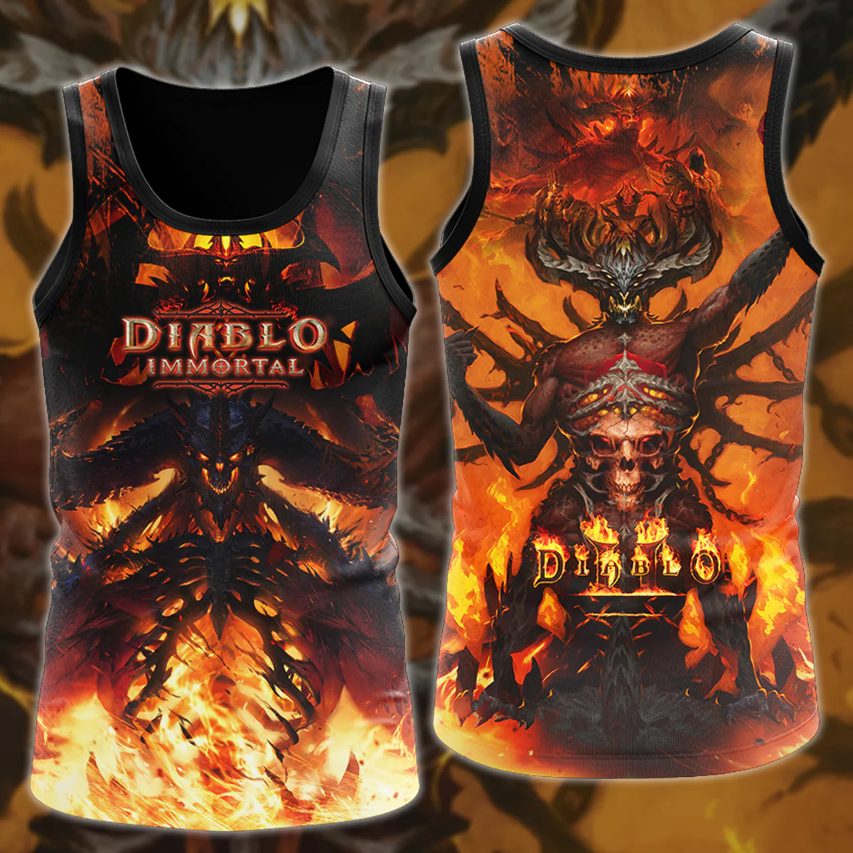 Diablo Immortal Video Game 3D All Over Print T-shirt Tank Top Zip Hoodie Pullover Hoodie Hawaiian Shirt Beach Shorts Jogger - Image 7