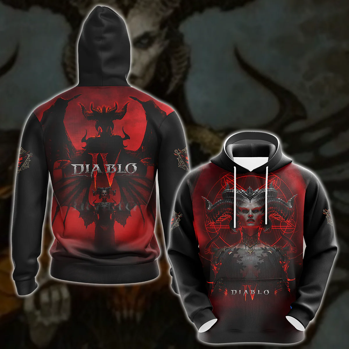 Diablo IV Lilith Video Game 3D All Over Printed T-shirt Tank Top Zip Hoodie Pullover Hoodie Hawaiian Shirt Beach Shorts Jogger - Image 6