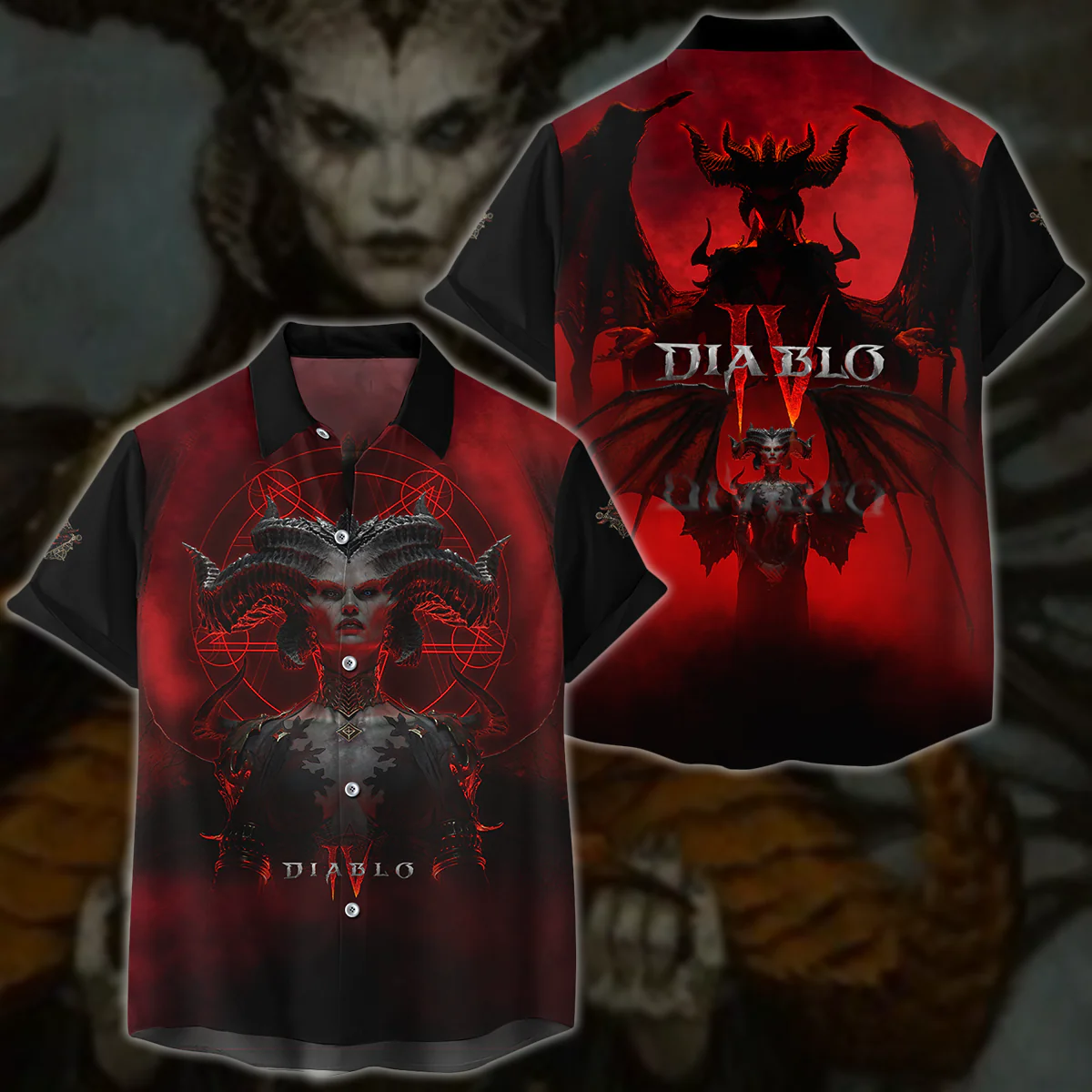 Diablo IV Lilith Video Game 3D All Over Printed T-shirt Tank Top Zip Hoodie Pullover Hoodie Hawaiian Shirt Beach Shorts Jogger - Image 7