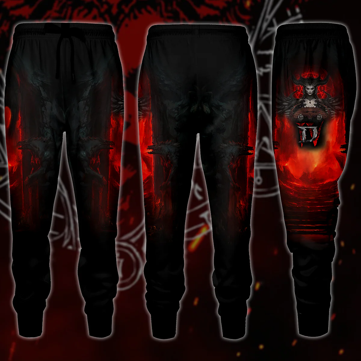 Diablo IV Video Game 3D All Over Printed T-shirt Tank Top Zip Hoodie Pullover Hoodie Hawaiian Shirt Beach Shorts Jogger - Image 8