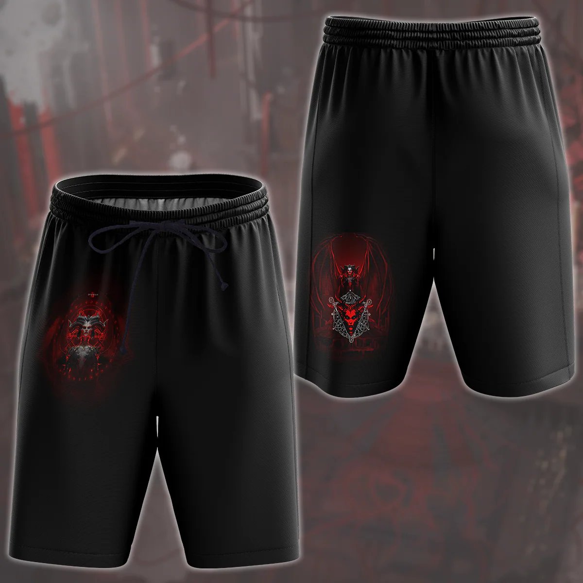 Diablo IV Video Game All Over Printed T-shirt Tank Top Zip Hoodie Pullover Hoodie Hawaiian Shirt Beach Shorts Joggers - Image 6
