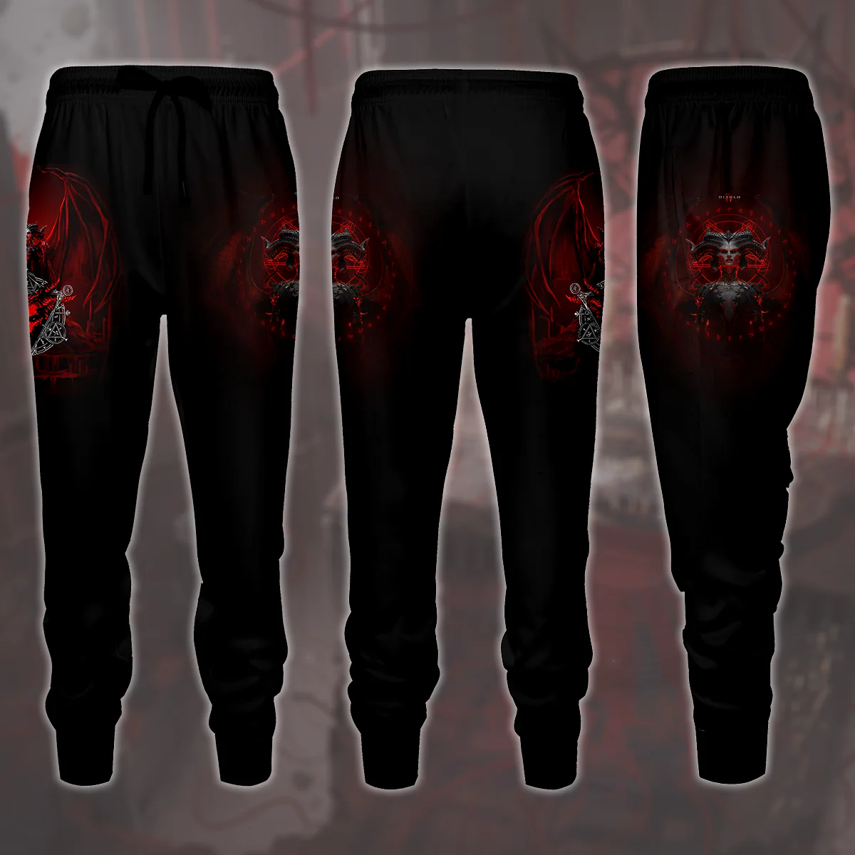 Diablo IV Video Game All Over Printed T-shirt Tank Top Zip Hoodie Pullover Hoodie Hawaiian Shirt Beach Shorts Joggers - Image 7
